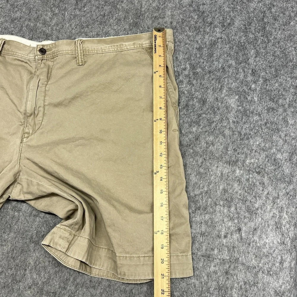 Polo Ralph Lauren Shorts Mens 48 Big Beige Classic Fit Chino Cotton Casual Prep‎
